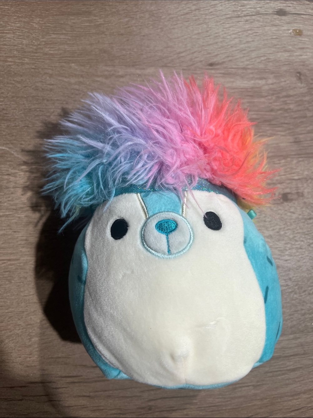 Squishmallows Teal Plush with Light Blue Tag